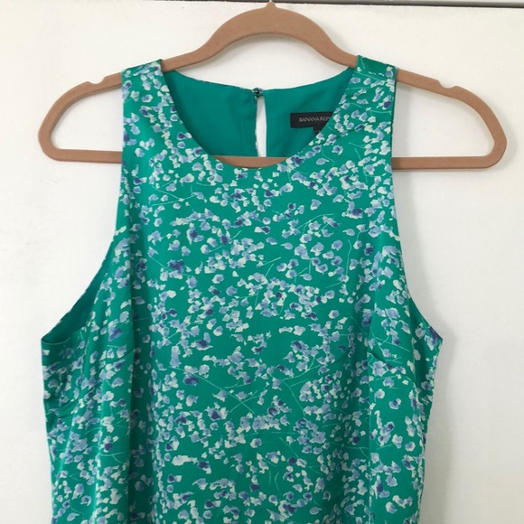 Banana Republic Floral Print Dress Sz 14 - Picture 3 of 6